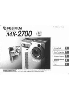 Fujifilm MX2700 manual. Camera Instructions.